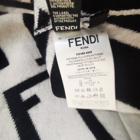 FENDI KNITWEAR PULLOVER SWEATER - Picture 5 of 5